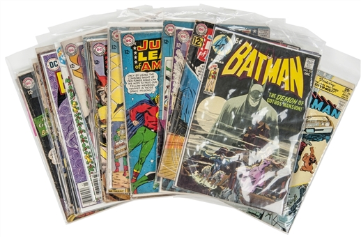 1960s-1980s D.C. "Superheroes"-Themed Comic Book Collection (38 Different) Including Batman and Superman